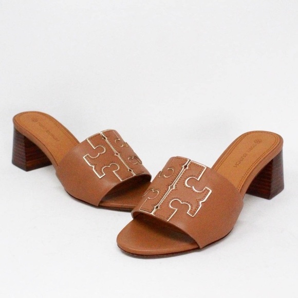 NEW! Tory Burch Ines Mid-Heel Slides Size 5 1/2 - Picture 4 of 9
